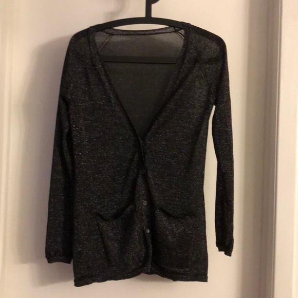 Aritzia Wilfred free metallic cardigan - Picture 1 of 6